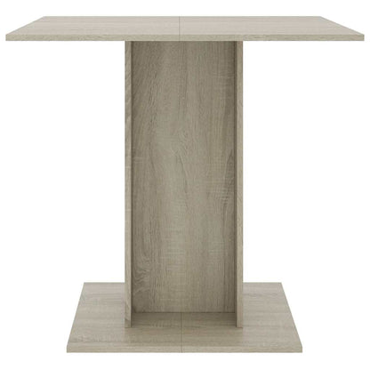 Dining Table Sonoma Oak 80X80X75 Cm Engineered Wood