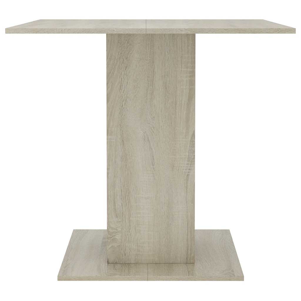 Dining Table Sonoma Oak 80X80X75 Cm Engineered Wood