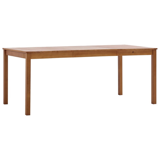 Dining Table Honey Brown 180X90X73 Cm Pinewood