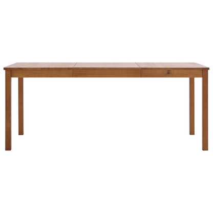 Dining Table Honey Brown 180X90X73 Cm Pinewood