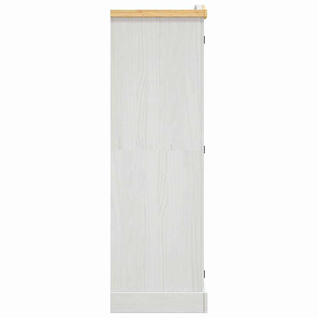 Wardrobe Mexican Pine Corona Range 3 Doors White