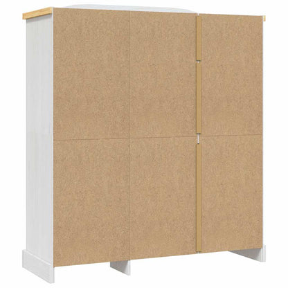 Wardrobe Mexican Pine Corona Range 3 Doors White