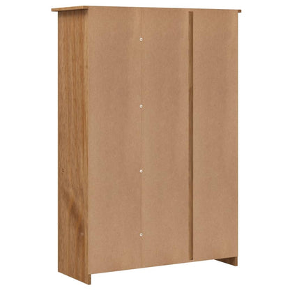 3-Door Wardrobe 118X50X171.5 Cm Pine Panama Range