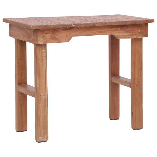 End Table 70X35X60 Cm Solid Mahogany Wood