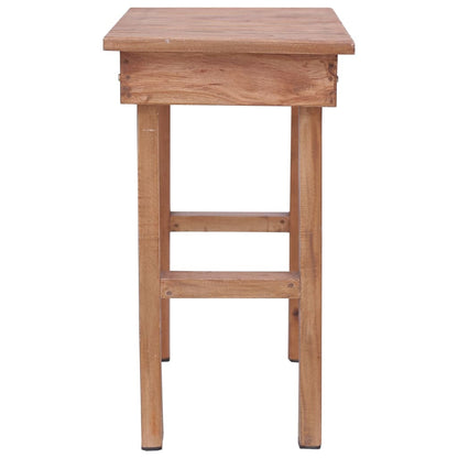 End Table 70X35X60 Cm Solid Mahogany Wood