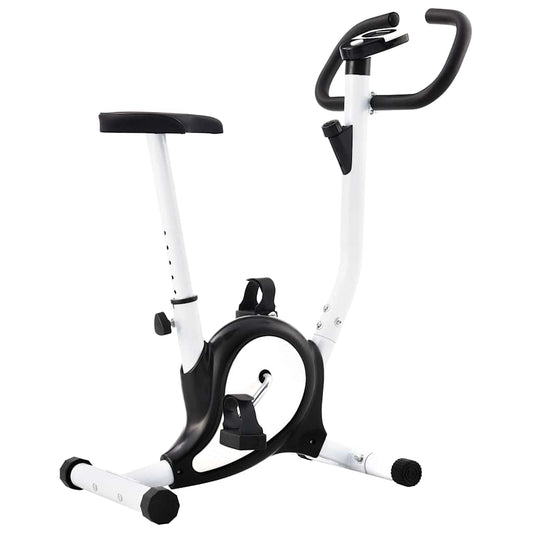 Exercise Bike With Belt Resistance Black