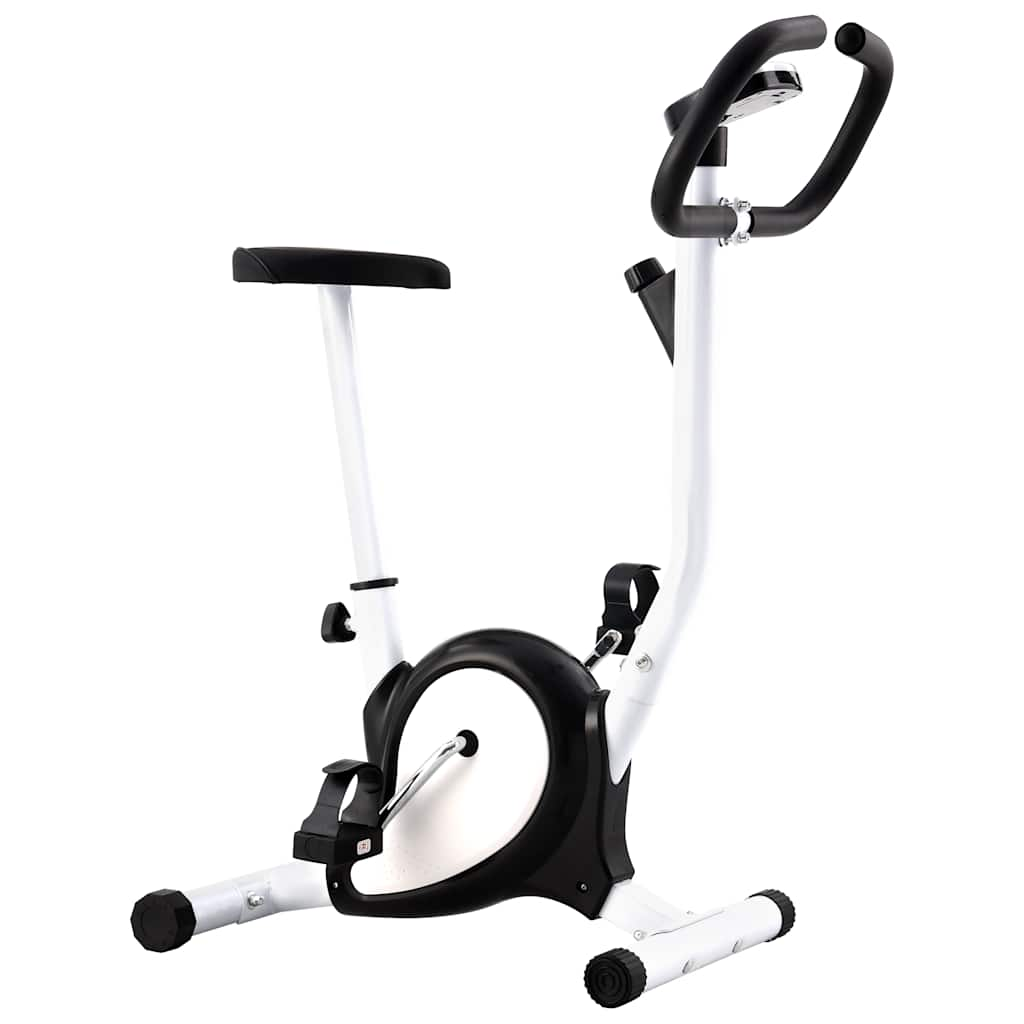 Exercise Bike With Belt Resistance Black