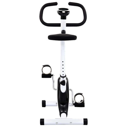 Exercise Bike With Belt Resistance Black