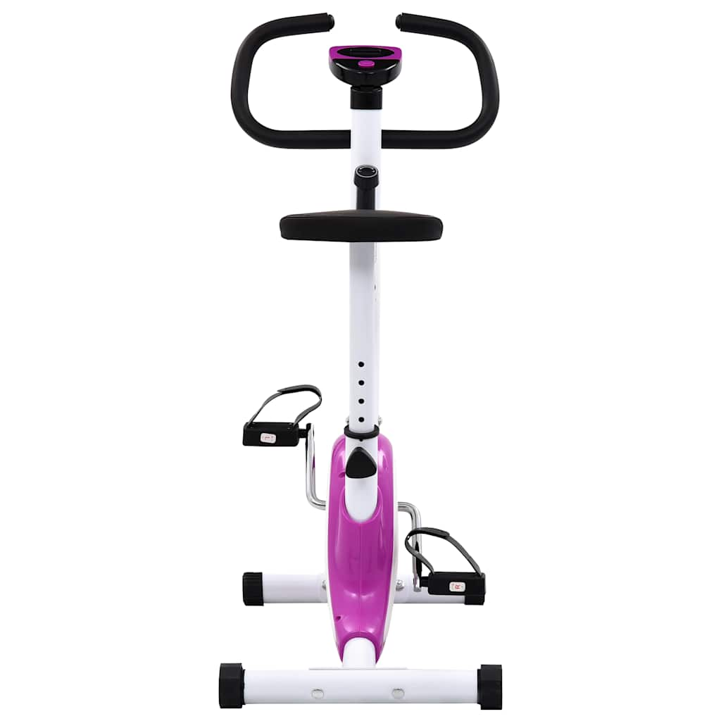 Exercise Bike With Belt Resistance Purple