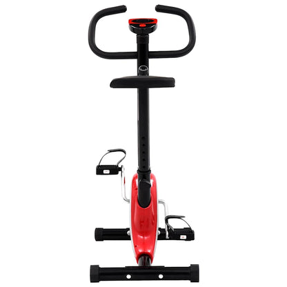 Exercise Bike With Belt Resistance Red