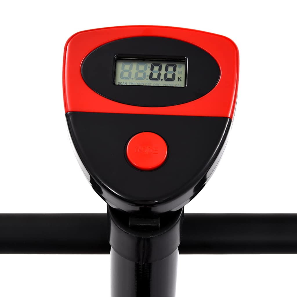 Exercise Bike With Belt Resistance Red