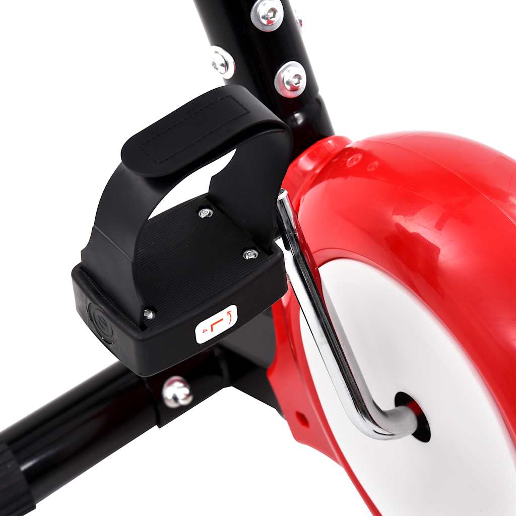 Exercise Bike With Belt Resistance Red