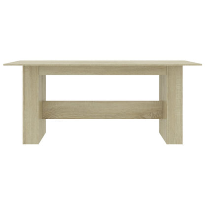 Dining Table Sonoma Oak 180X90X76 Cm Engineered Wood