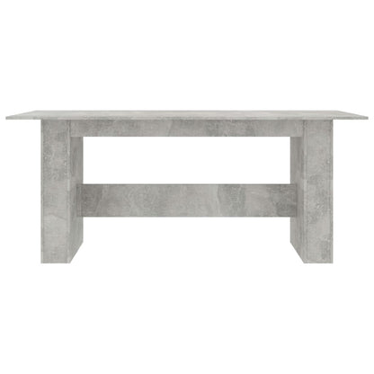 Dining Table Concrete Grey 180X90X76 Cm Engineered Wood