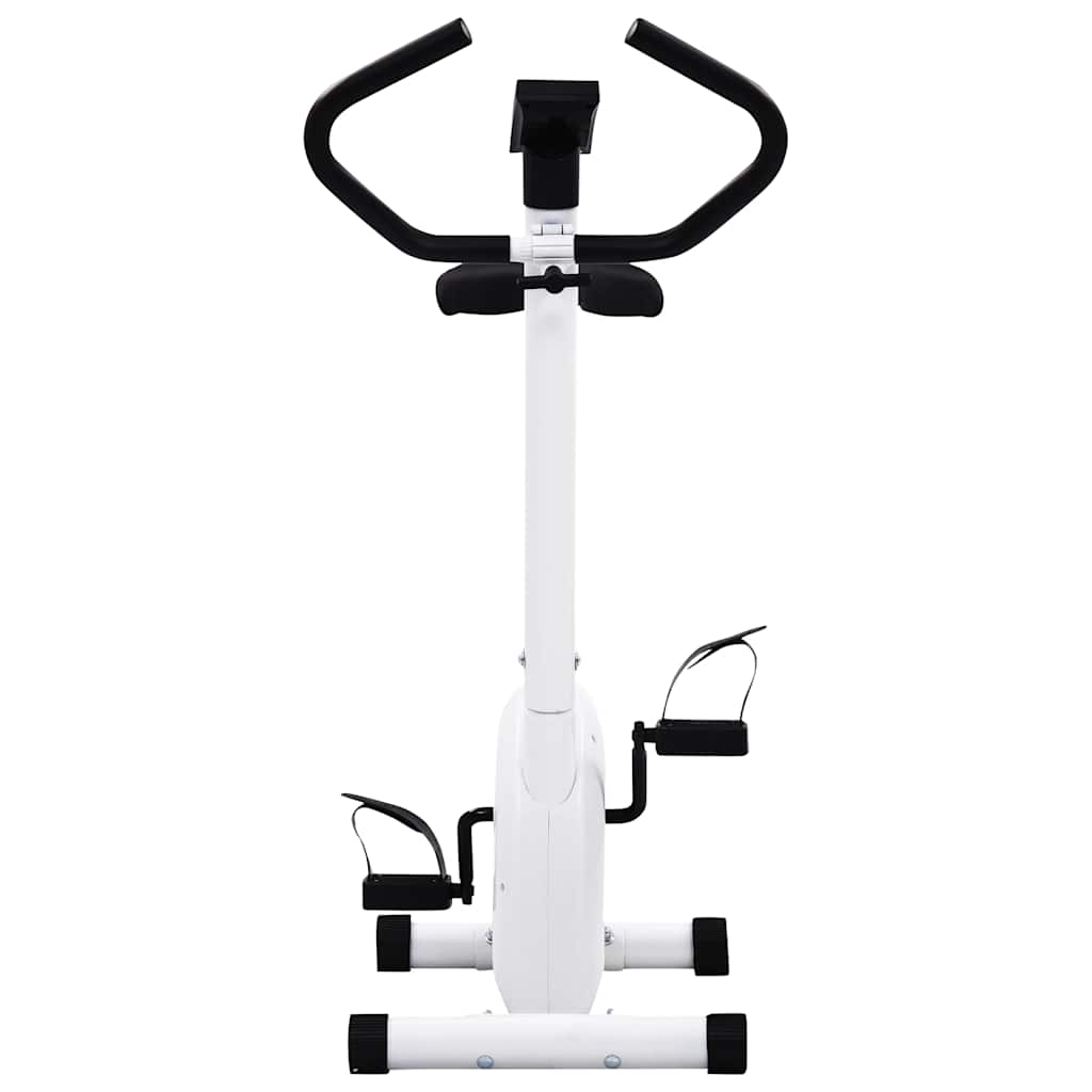 Exercise Bike With Belt Resistance White