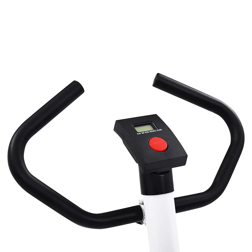 Exercise Bike With Belt Resistance White