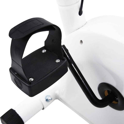 Exercise Bike With Belt Resistance White