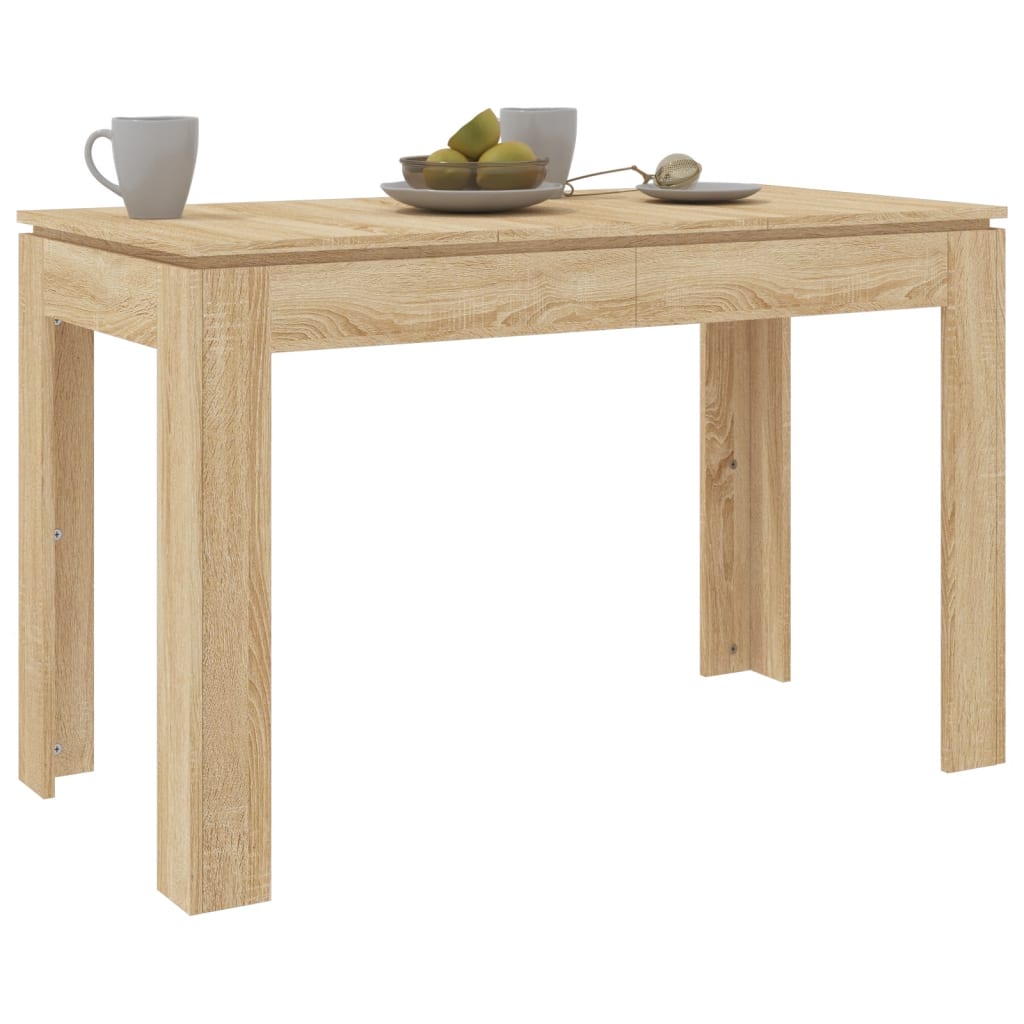 Dining Table Sonoma Oak 120X60X76 Cm Engineered Wood