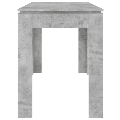 Dining Table Concrete Grey 120X60X76 Cm Engineered Wood