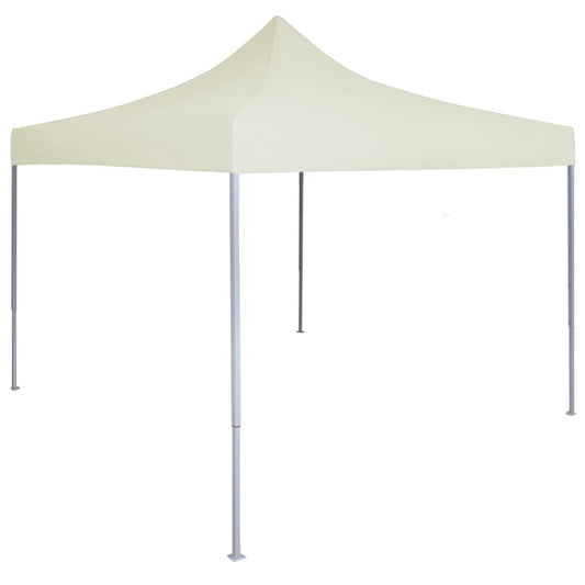 Professional Folding Party Tent 2X2 M Steel Cream