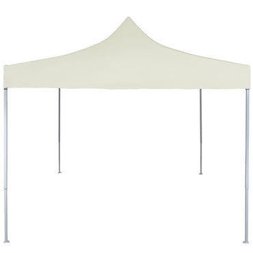 Professional Folding Party Tent 2X2 M Steel Cream