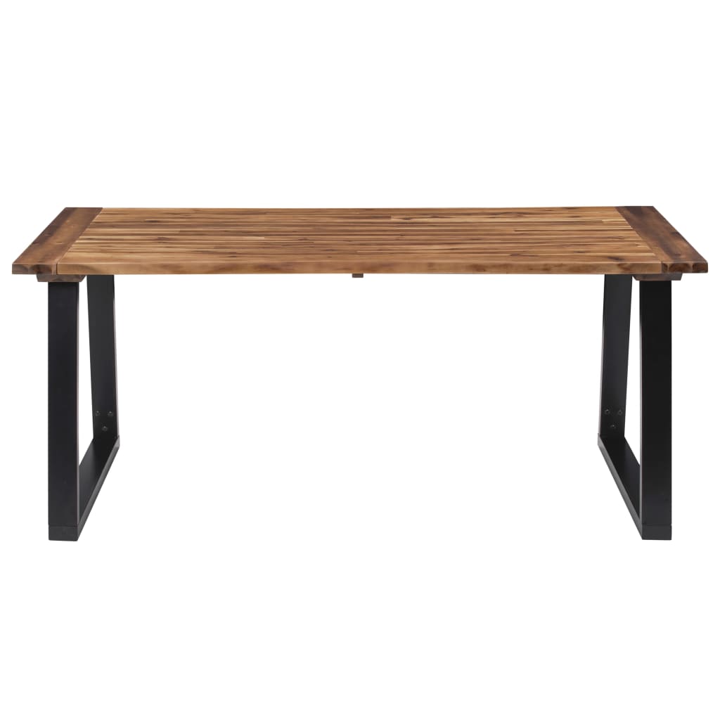 Dining Table Solid Acacia Wood 180X90 Cm