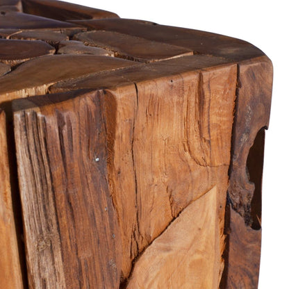 Side Table 30X30X80 Cm Solid Teak Wood