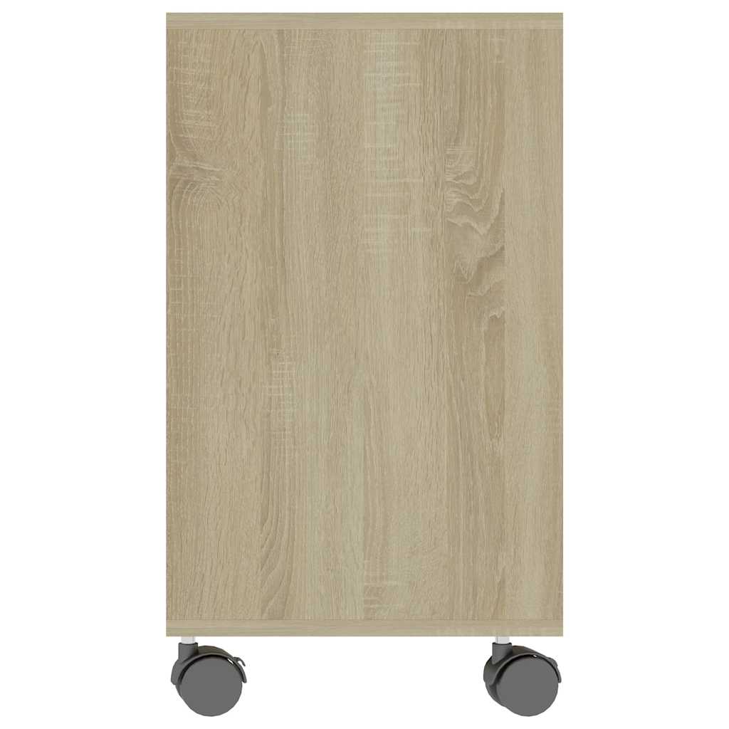 Side Table Sonoma Oak 70X35X55 Cm Engineered Wood