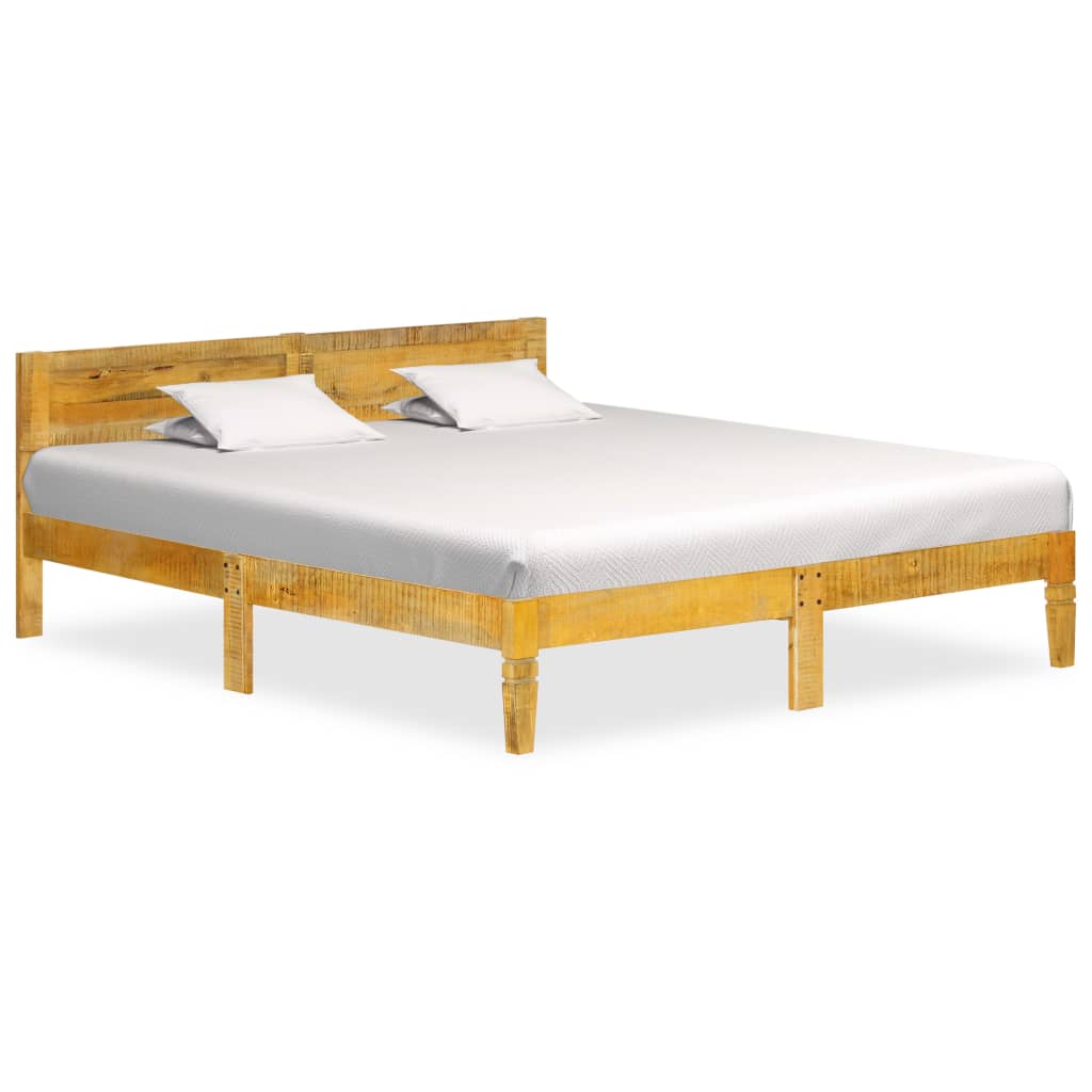 Bed Frame Solid Mango Wood 180 Cm 6Ft Super King