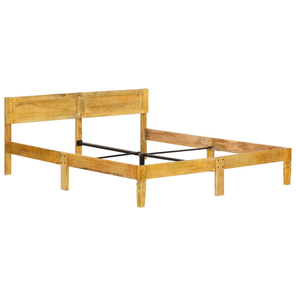 Bed Frame Solid Mango Wood 180 Cm 6Ft Super King