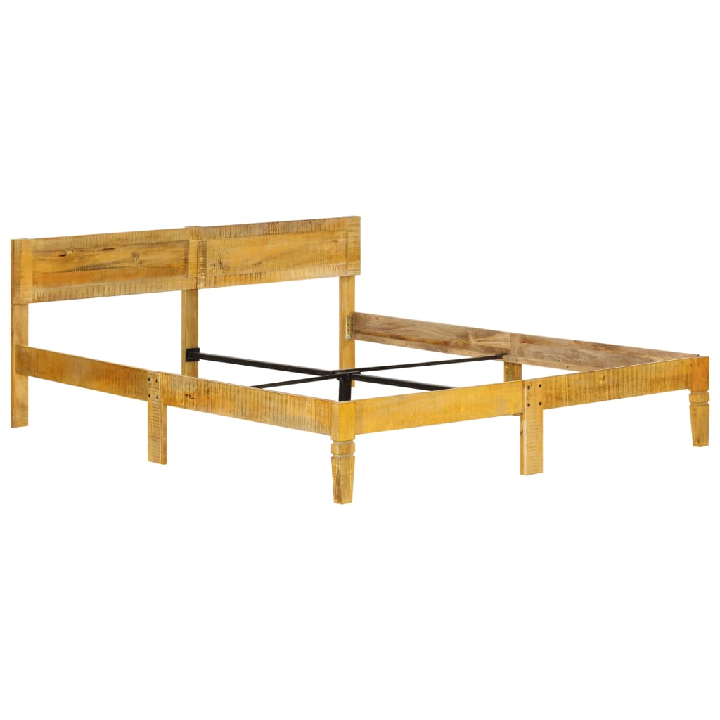 Bed Frame Solid Mango Wood 180 Cm 6Ft Super King