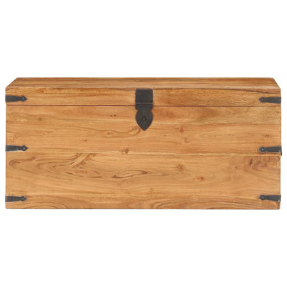 Chest 90X40X40 Cm Solid Acacia Wood