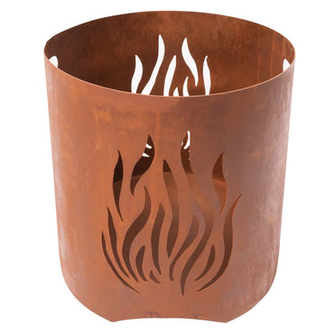 Redfire Handmade Garden Fireplace Kiruna Rust Steel