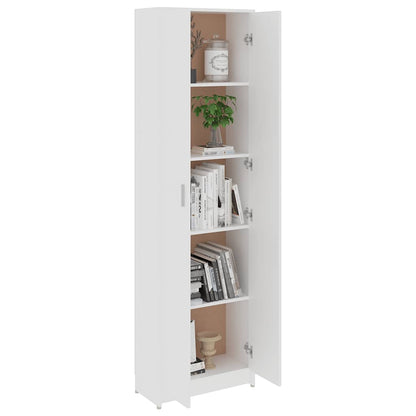 Hallway Wardrobe White 55X25X189 Cm Engineered Wood