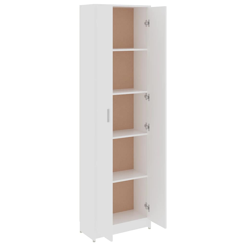 Hallway Wardrobe White 55X25X189 Cm Engineered Wood