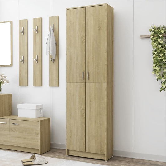 Hallway Wardrobe Sonoma Oak 55X25X189 Cm Engineered Wood