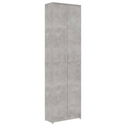 Hallway Wardrobe Concrete Grey 55X25X189 Cm Engineered Wood