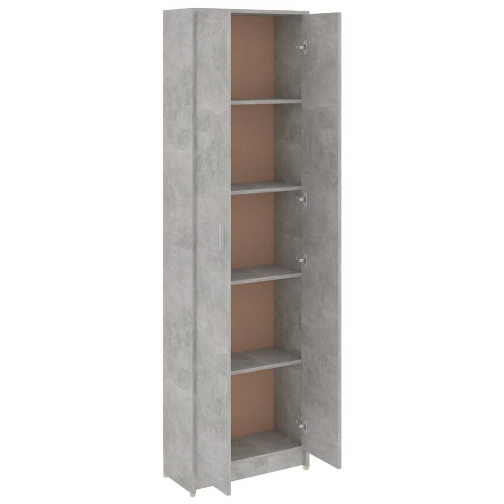 Hallway Wardrobe Concrete Grey 55X25X189 Cm Engineered Wood