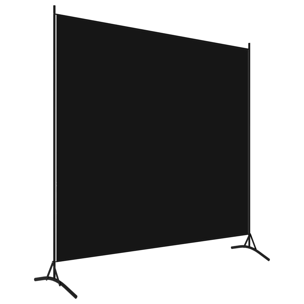 1-Panel Room Divider Black 175X180 Cm