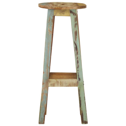 Bar Stools 2 Pcs Solid Reclaimed Wood