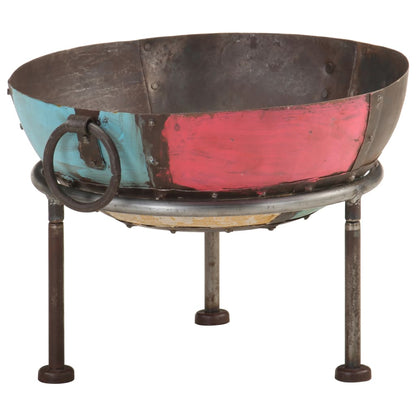 Colourful Rustic Fire Pit Ø 40 Cm Iron