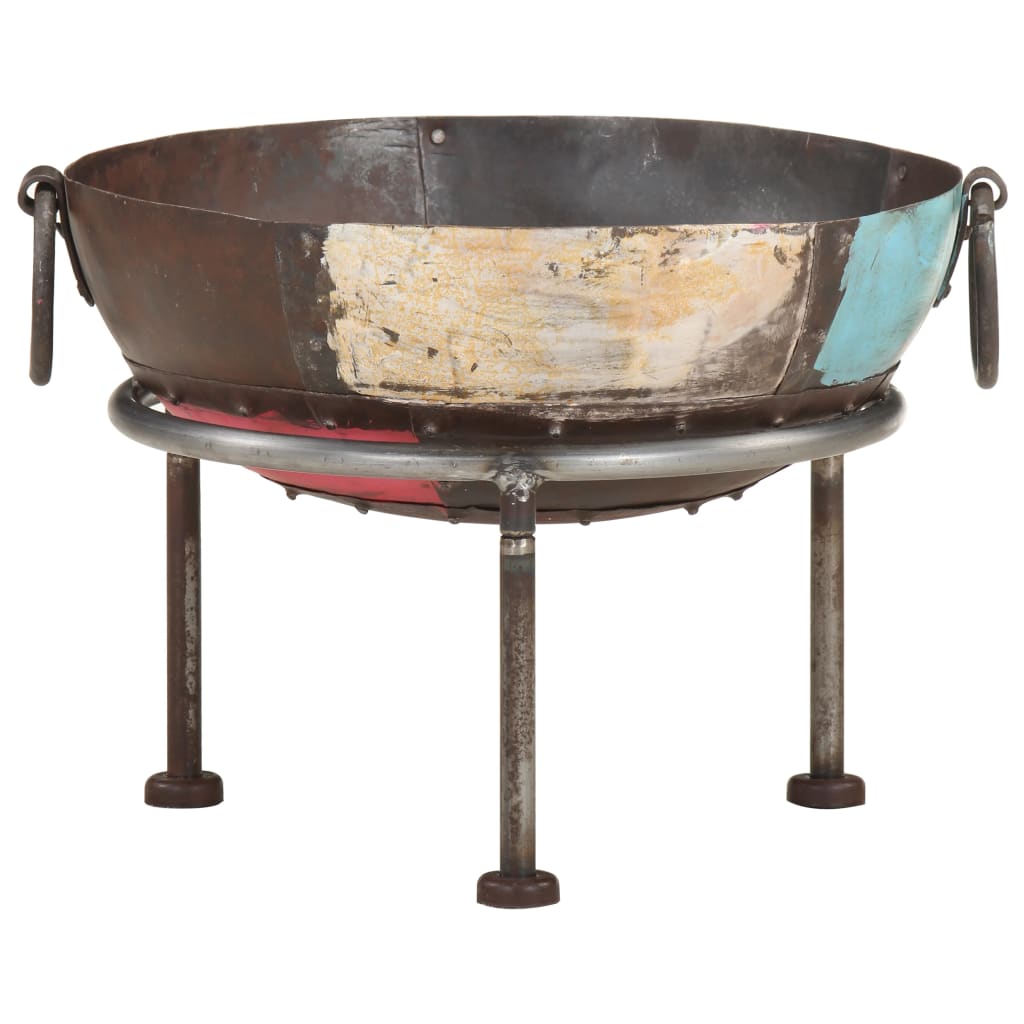 Colourful Rustic Fire Pit Ø 40 Cm Iron