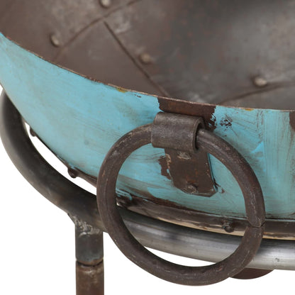 Colourful Rustic Fire Pit Ø 40 Cm Iron