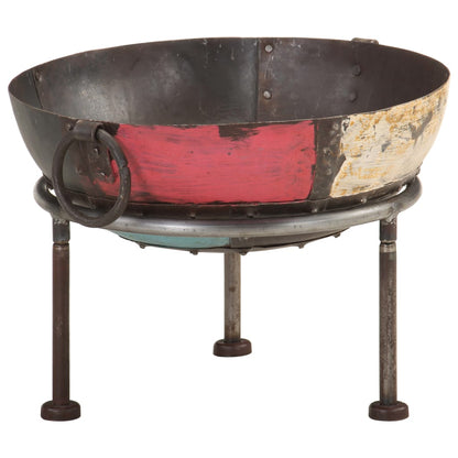 Colourful Rustic Fire Pit Ø 40 Cm Iron