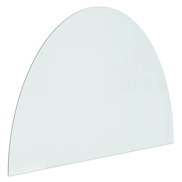 Fireplace Glass Plate Half Round 800X600 Mm