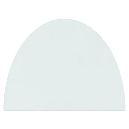 Fireplace Glass Plate Half Round 800X600 Mm