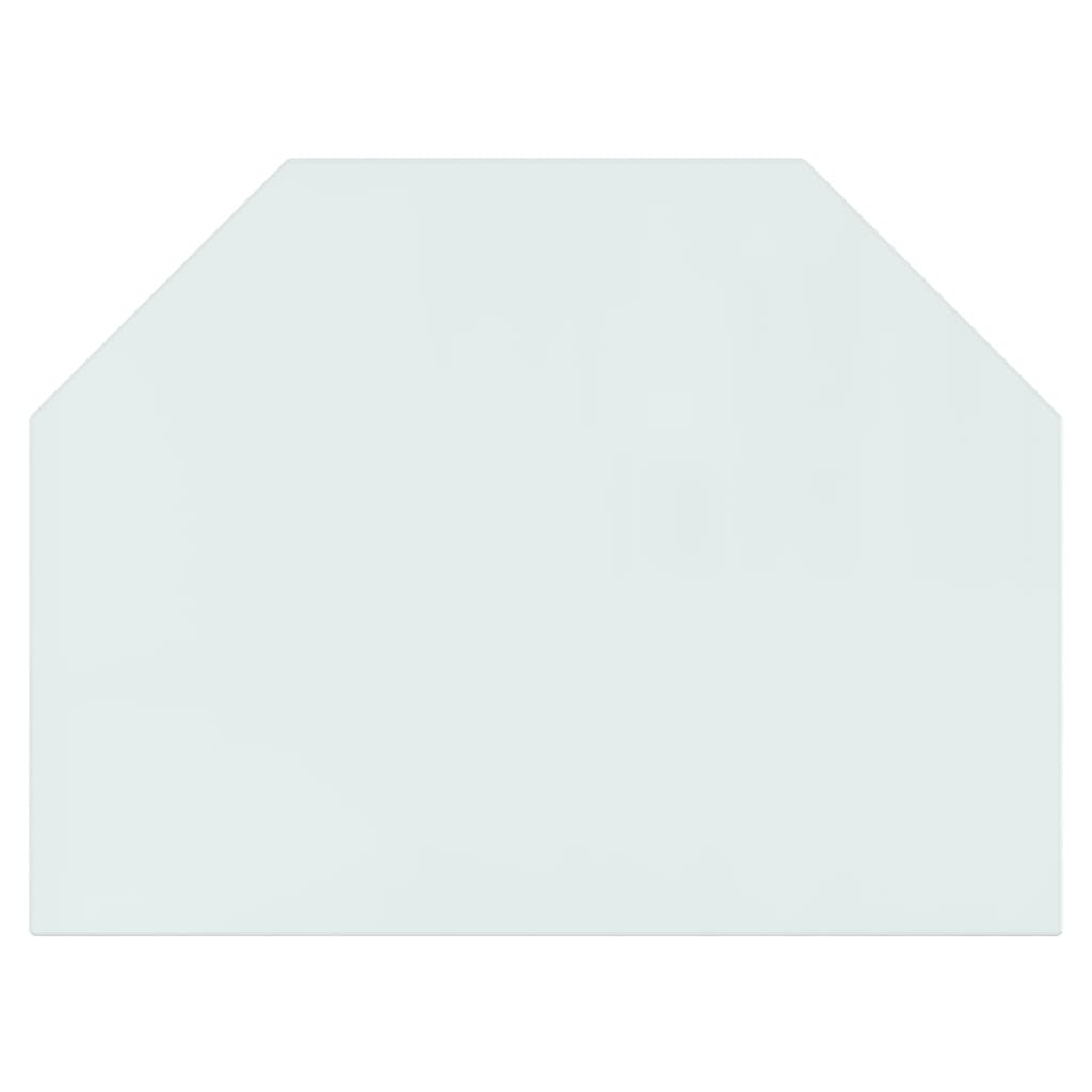 Fireplace Glass Plate Hexagon 80X60 Cm