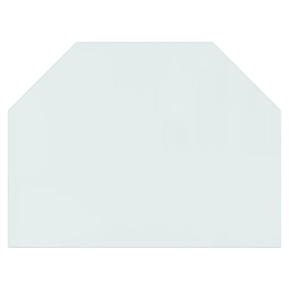 Fireplace Glass Plate Hexagon 80X60 Cm