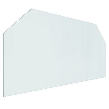 Fireplace Glass Plate Hexagon 120X60 Cm