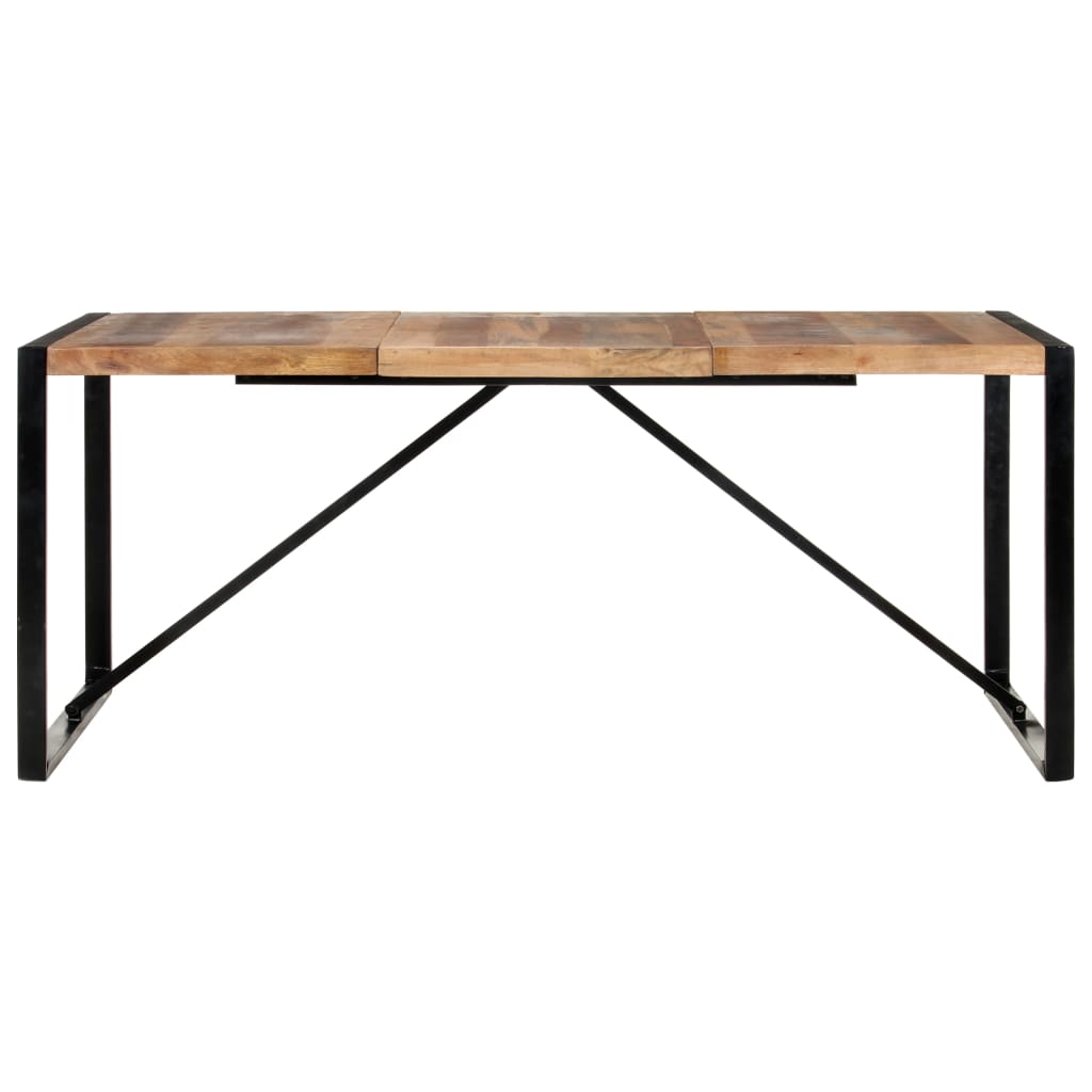 Dining Table 180X90X75 Cm Solid Wood With Sheesham Finish